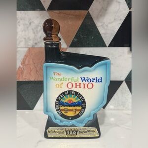 Vintage Jim Beam "The Wonderful World of Ohio" Whiskey Decantur